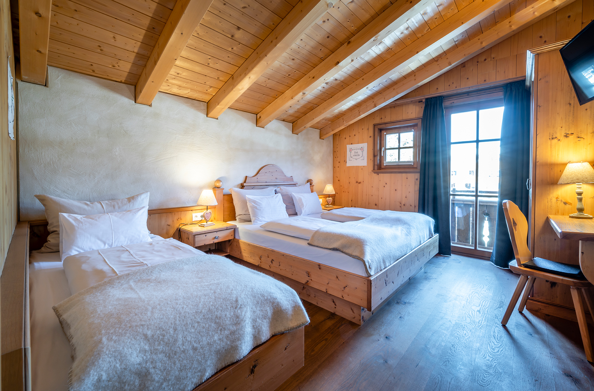 Almlust chalet slaapkamer